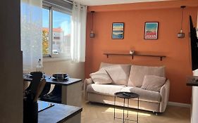 Studio cosy, piscine, parking, 5min plage, Arcachon Ménage Draps inclus